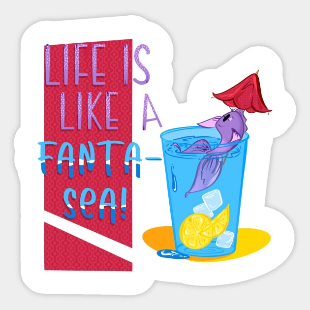 Fanta-Sea! Sticker by Megkeys Creations